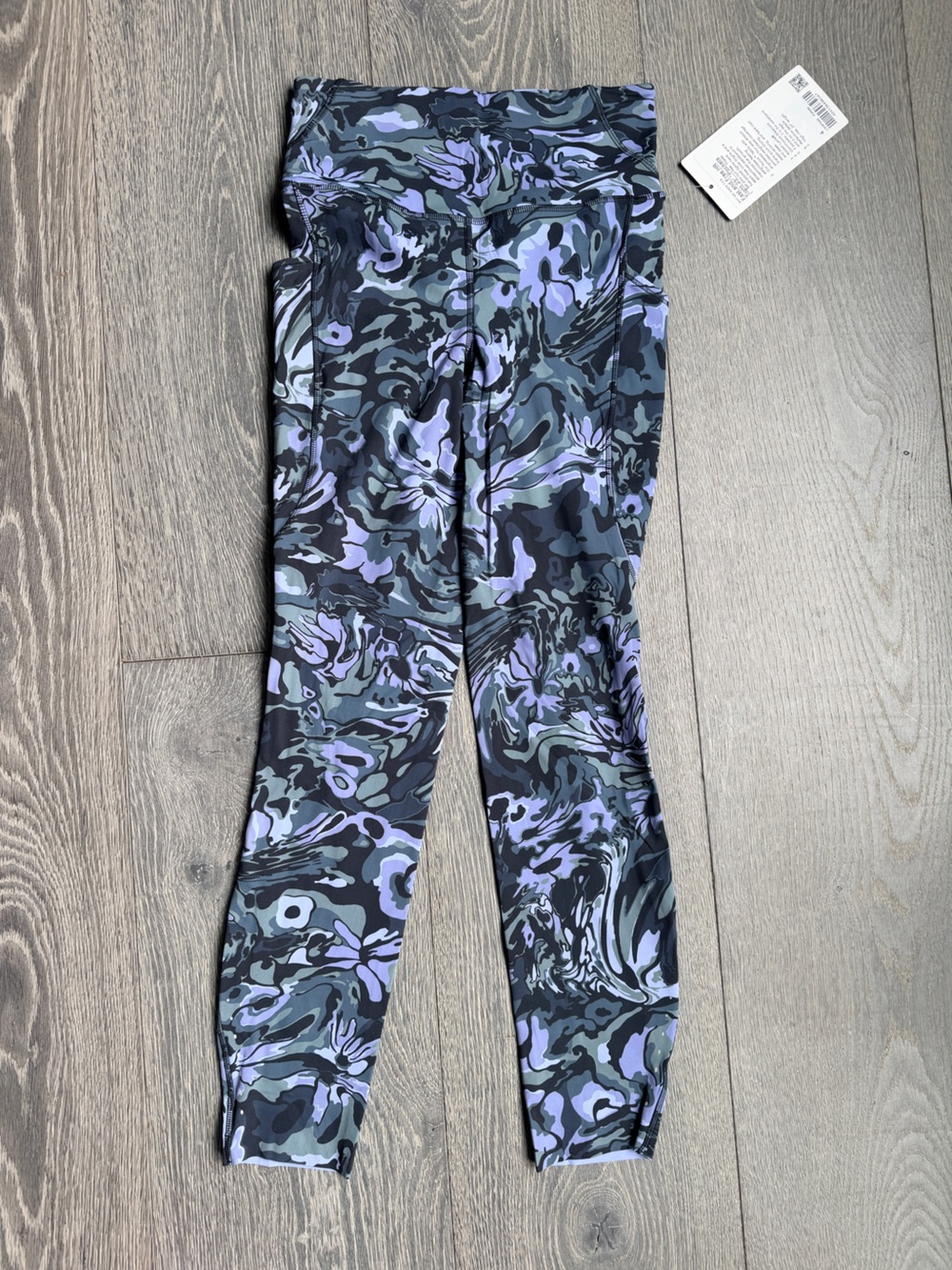 Lululemon Fast and Free High-Rise Tight 25" *5 Pocket in Flower Meld Multi